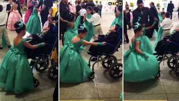 Video of little girl dancing with her disabled brother at a school graduation leaves fans with teary eyes