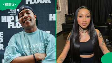 Shamiso models for rumoured boyfriend DJ Speedsta's new merch, Mzansi responds: "A menace"