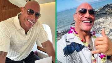 11-year-old Dwayne "The Rock" Johnson watches late father wrestle in a heartwarming throwback video