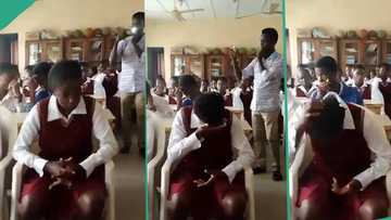 Girl who was about to quit school weeps in class after bagging full scholarship