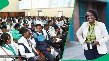 Matriculants sing for principal at her home on matric results day to celebrate passing in video, SA touched