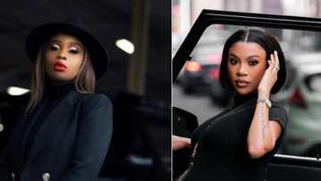 Tamia enjoys hubby's luxury whip, claps back at troll for showing Sithelo in same car