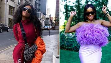 Bonang Matheba bumps into ex-boyfriend D'Banj & plays it hella cool