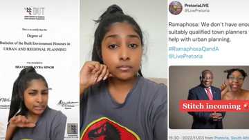 Unemployed young woman claps back at Ramaphosa, asks him if her 2 degrees and multiple awards wasn’t enough