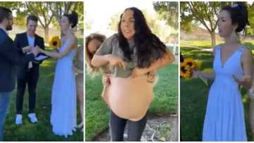 Viral video of groom being pranked by 'pregnant lover' at his wedding ceremony