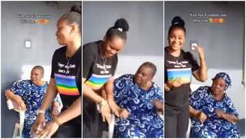 Lady and ‘Lookalike’ Grandma Dance to Sweet Music As They Try to Outmatch Each Other