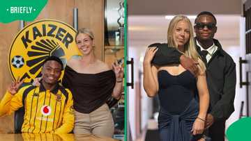 Langelihle Phili’s Blonde Footballer Girlfriend Kyra Comins Is Winning Over Kaizer Chiefs Fans