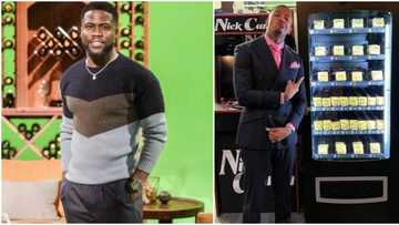 Kevin Hart gifts Nick Cannon vending machine full of condoms after announcing he's expecting 8th kid