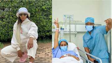 Cassper Nyovest’s baby mama stuns in Versace, fans react