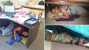 SA recreates wife hiding under boyfriend's bed in #YolandaChallenge