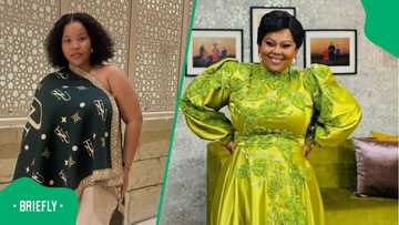 Tirelo Kale bonds with mother-in-law MaYeni in hair brand AD: "Fixing each other's crowns"