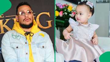 "So sad to watch": AKA sharing ice cream with baby Kairo Forbes in throwback video moves SA