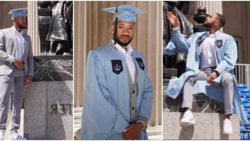 After overcoming self-doubt, young man graduates from Columbia University: "Ivy League grad baby"