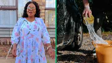 Heartwarming TikTok video shows dad on leave washing wife's car before she leaves for work