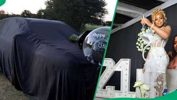 Young woman receives BMW for 21st birthday at lavish party, leaving SA in awe