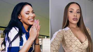 Thuli Phongolo hilariously rubbishes pregnancy rumours: "I think my edges are making me look pregnant"