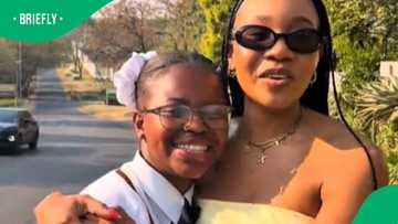 Matric learner overwhelmed with emotion as she sees her dress for the first time