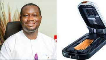 Breakthrough: African scientist Dr Eric Ashalley invents a bacteria and virus tracker