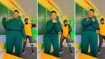 2 School teachers jump on 'Yey' dance challenge, 1 gets roasted for wearing "Magudumana" Nike tracksuit