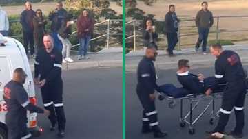 Western Cape student takes ambulance to matric dance, TikTok video of creative entrance has SA in stitches