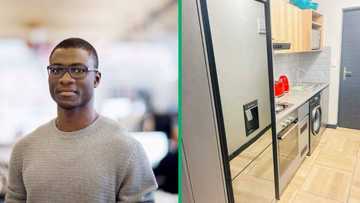 Young man stuns Mzansi with stylish apartment showcase on Facebook