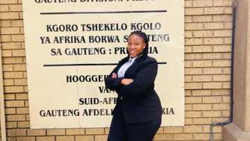 Beautiful lady celebrates officially becoming a legal practitioner