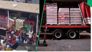 Langa residents caught on video looting truck full of alcohol