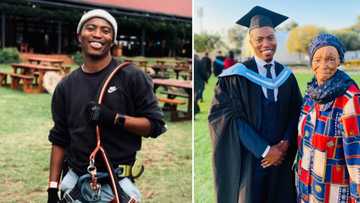 Heartwarming picture of grandson and gogo at graduation leaves the people of Mzansi overflowing with pride