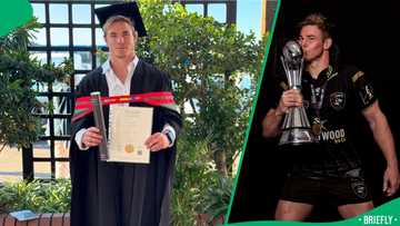 "Future Springbok": Sharks rugby player James Venter graduates with law degree, SA impressed