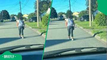 “I disagree”: Mzansi reacts as Mom teaches daughter a lesson by making her walk to school