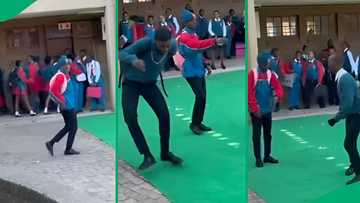 "Sponsored by Caltex": Schoolboys’ viral dance moves give SA petrol station vibes, video amuses Mzansi