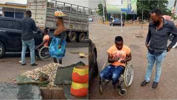 Couple buy physically challenged man a new wheelchair; give him more cash to look fresh