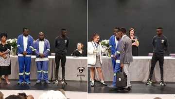 Mzansi applauds local school for honouring their cleaning staff