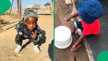 Bucket drummer: Little Amogelang Toti's skill melts hearts online