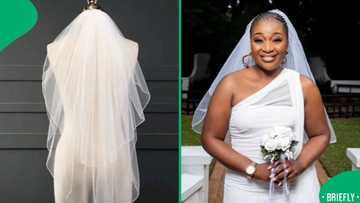 SA woman's R270 Shein wedding dress leaves Mzansi impressed