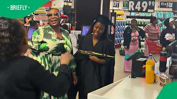 Bloemfontein Spar in townhip celebrates graduating staff, colleagues sing for her in TikTok video