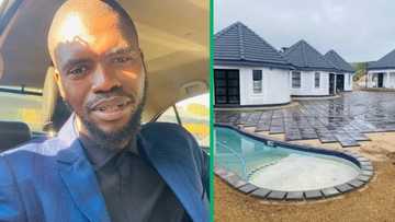 KwaZulu-Natal man shows modern built rondavels at a homestead, TikTok video wows Mzansi