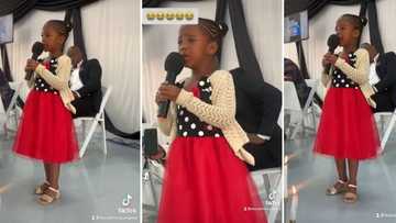 Little girl pays beautiful tribute to her granny by singing at funeral in emotional video, SA in their feels