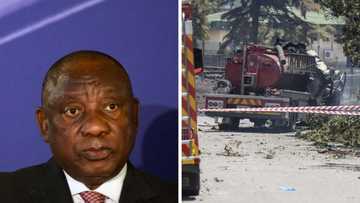 Boksburg explosion: President Ramaphosa finally breaks silence 3 days after the devastating explosion