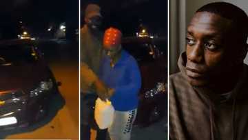Furious woman allegedly pours fuel onto car and attempts to set it alight, video sparks reactions online