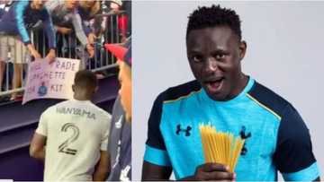 Victor Wayama swaps kit for fan's spaghetti after MLS game