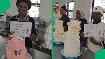 "You have excelled": Midrand Baking School class gets SA's attention with stunning wedding cakes