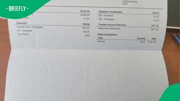 “Be grateful”: Mzansi react as worker's payslip reveals struggle despite qualifications & experience