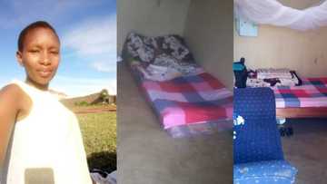 Single mother who left toxic marriage shows off furnished bedsitter