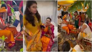 Video of groom operating laptop on his big day causes massive stir online