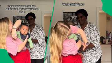 UK woman taught to carry baby on back by African mother-in-law in TikTok video, viewers enthralled