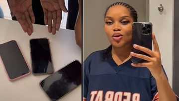 TikTok video of 3 women competing to see whose bf calls back first, Mzansi amused as they scream during nail-biting wait