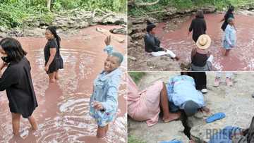 Isinuka Spring: Pink water believed to bring health and wealth