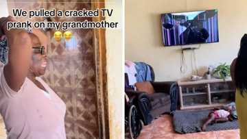 South African gogo breaks down in tears after family does broken TV prank, leaving Mzansi heartbroken