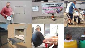 Kindhearted man builds baby saver box to take care of abandoned kids